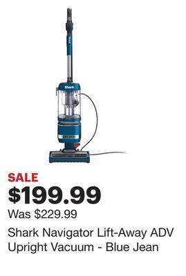 Best Buy Shark navigator lift-away adv upright vacuum - blue jean offer