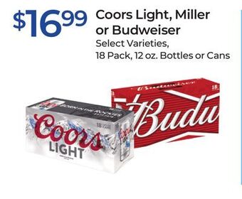 Rite Aid Coors light, miller or budweiser offer