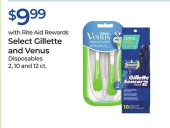 Rite Aid Select gillette and venus offer