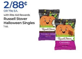 Rite Aid Russell stover halloween singles offer
