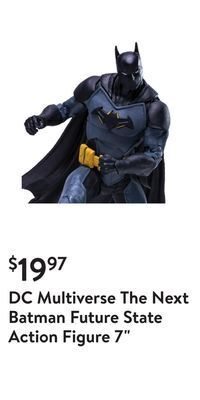 Walmart Dc multiverse the next batman future state action figure 7" offer