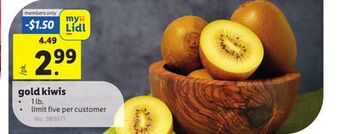 Lidl Gold kiwis offer