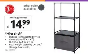 Lidl 4 tier shelf offer