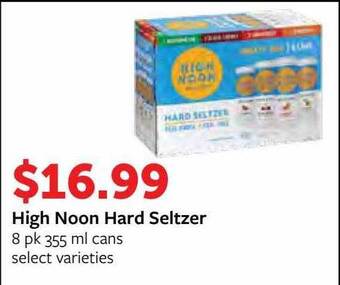 Fareway High noon hard seltzer offer