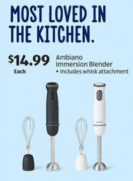 Aldi Ambiano Immersion Blender offer