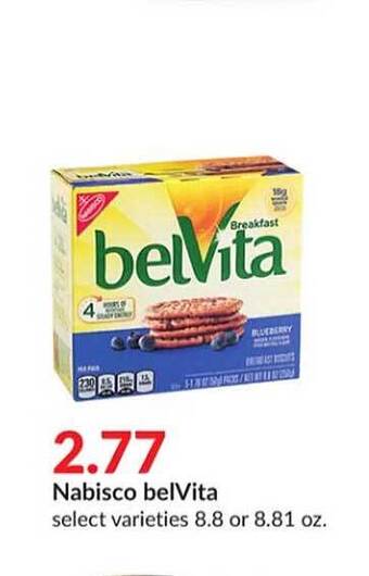 Hy-Vee Nabisco belvita offer