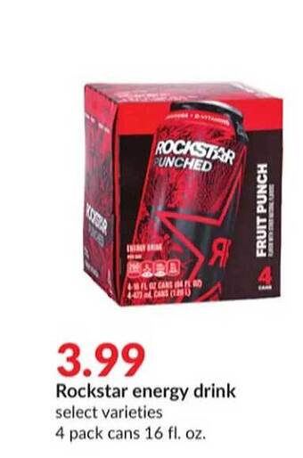 Hy-Vee Rockstar energy drink offer
