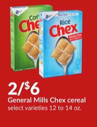 Hy-Vee General mills chex cereal offer