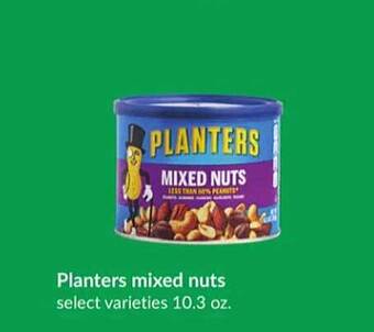 Hy-Vee Planters mixed nuts offer