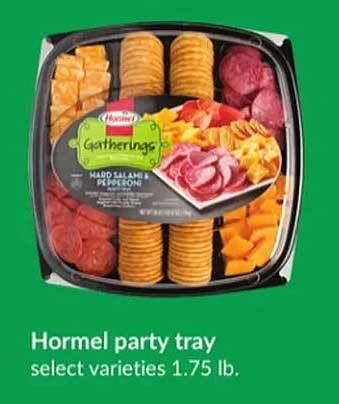 Hy-Vee Hormel party tray offer