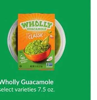 Hy-Vee Wholly guacamole offer