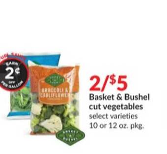 Hy-Vee Basket & bushel cut vegetables offer