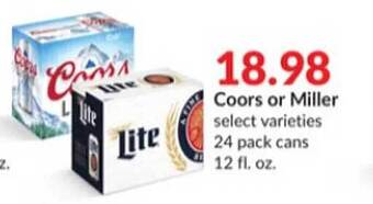 Hy-Vee Coors or miller offer