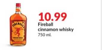 Hy-Vee Fireball cinnamon whisky offer