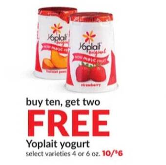 Hy-Vee Yoplait yogurt offer