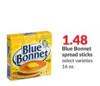 Hy-Vee Blue bonnet spread sticks offer