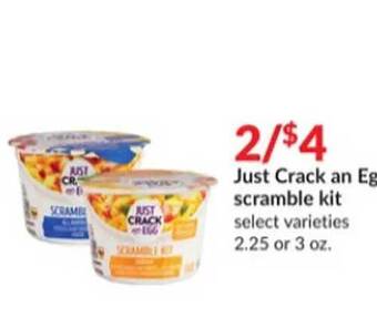Hy-Vee Just crack an egg scramble kit offer