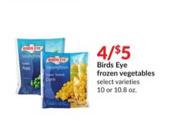 Hy-Vee Birds eye frozen vegetables offer