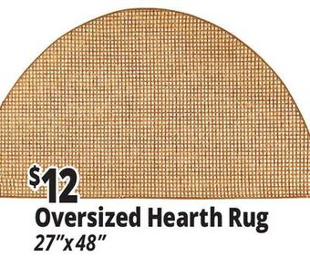 Ocean State Job Lot Oversized hearth rug offer