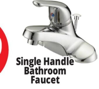 Ocean State Job Lot Single handle bathroom faucet offer