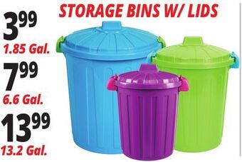 Ocean State Job Lot Storage bins w/ lids offer