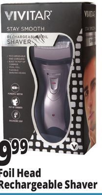 Ocean State Job Lot Foil head rechargeable shaver offer