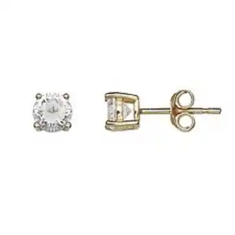 Kohl's Primrose sterling silver round cubic zirconia stud earrings offer