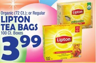 Bravo Supermarkets Lipton tea bags offer