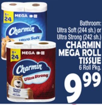 Bravo Supermarkets Charmin mega roll tissue offer
