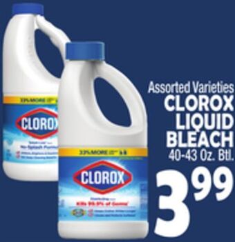 Bravo Supermarkets Clorox liquid bleach offer