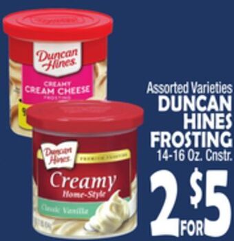 Bravo Supermarkets Duncan hines frosting offer