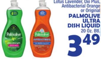 Bravo Supermarkets Palmolive ultra dish liquid offer