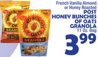 Bravo Supermarkets Post honey bunches of oats granola offer