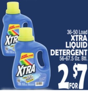 Bravo Supermarkets Xtra liquid detergent offer