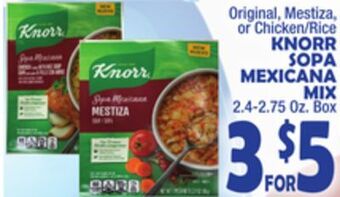 Bravo Supermarkets Knorr sopa mexicana mix offer