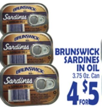 Bravo Supermarkets Brunswick sardines in oil offer