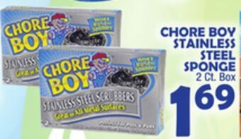 Bravo Supermarkets Chore boy stainless steel sponge offer