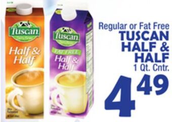 Bravo Supermarkets Tuscan half & half offer