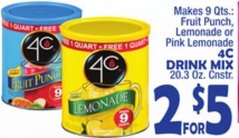 Bravo Supermarkets 4c drink mix offer