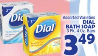 Bravo Supermarkets Dial bath soap offer