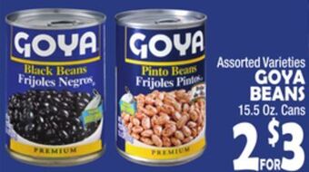 Bravo Supermarkets Goya beans offer