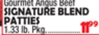 Bravo Supermarkets Signature blend patties offer