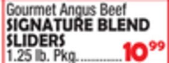 Bravo Supermarkets Signature blend sliders offer