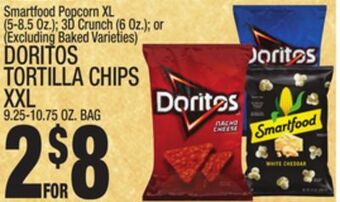 C Town Doritos tortilla chips xxl 9.25-10.75 oz. bag offer