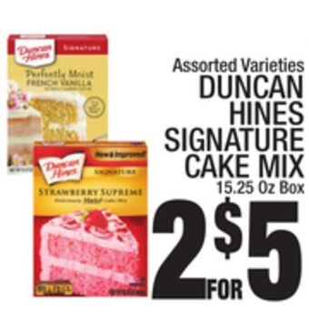 C Town Duncan hines signature cake mix offer
