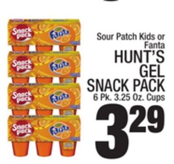 C Town Hunt's gel snack pack offer