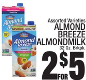 C Town Almond breeze almondmilk offer