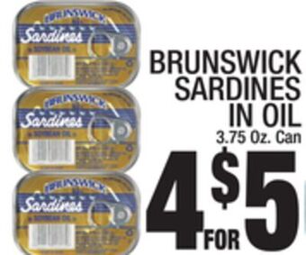 C Town Brunswick sardines in oil offer