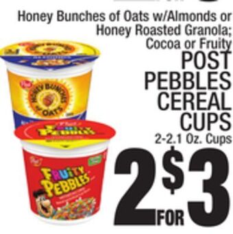 C Town Post pebbles cereal cups offer