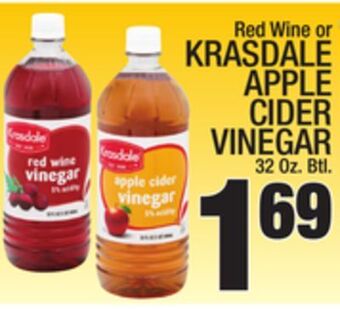 C Town Krasdale apple cider vinegar offer
